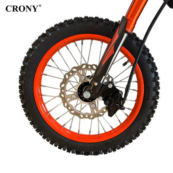 Sport Line CRONY-01 off-road electric dirt bike with 48V 25A high configuration, rugged design, and sporty appearance.