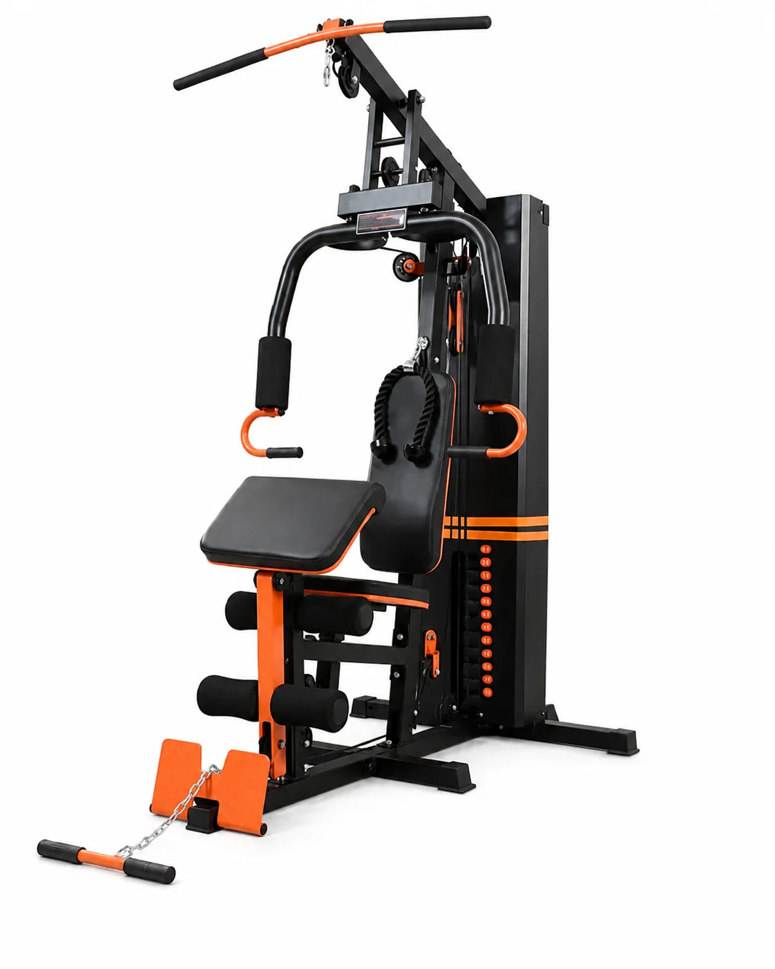 LifeTop PKHG15 Multifunction Home Gym Station with Cable Pulley, Chest Press & Lat Pulldown