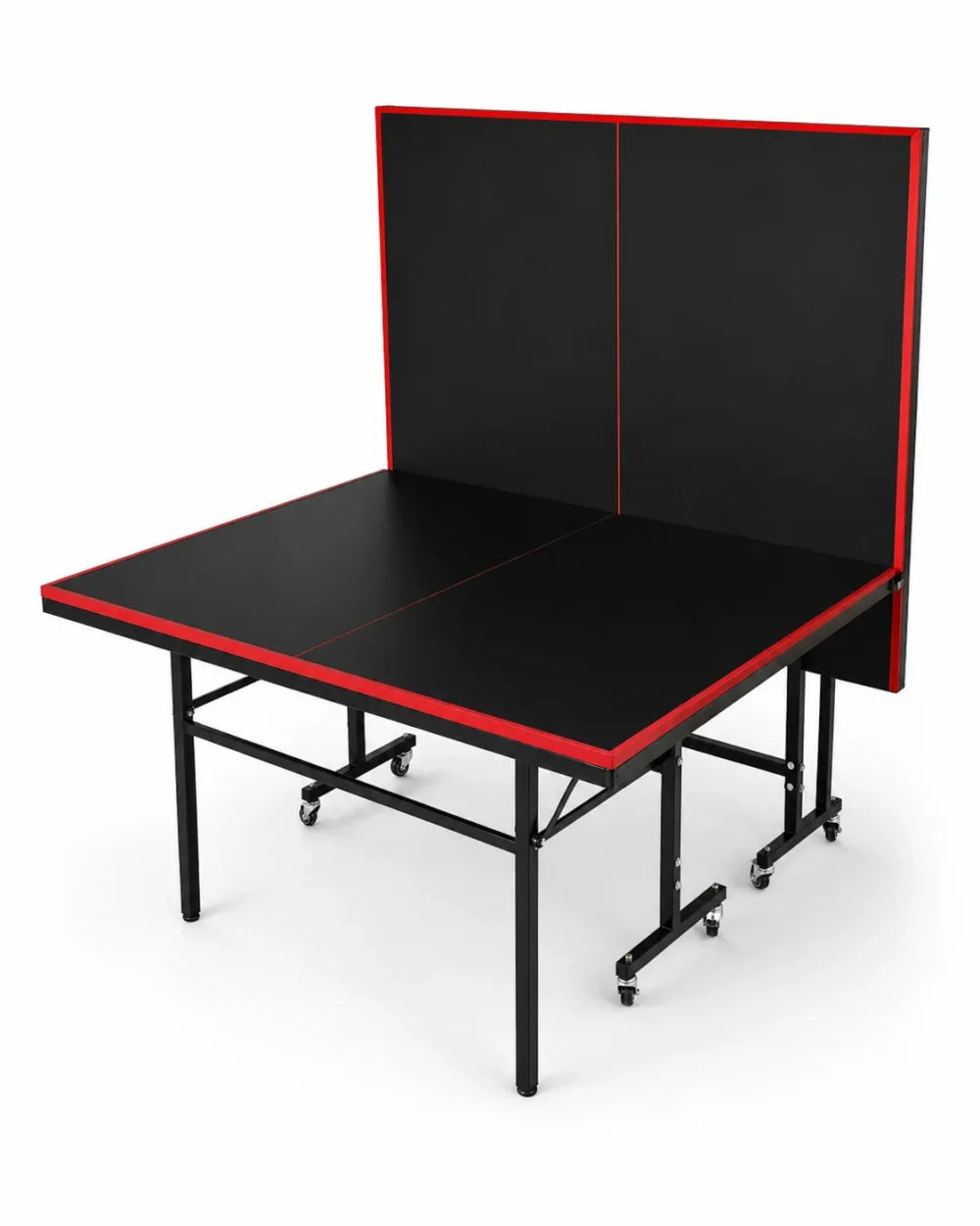 LifeTop TT202 Black/Red Indoor Table Tennis Table
