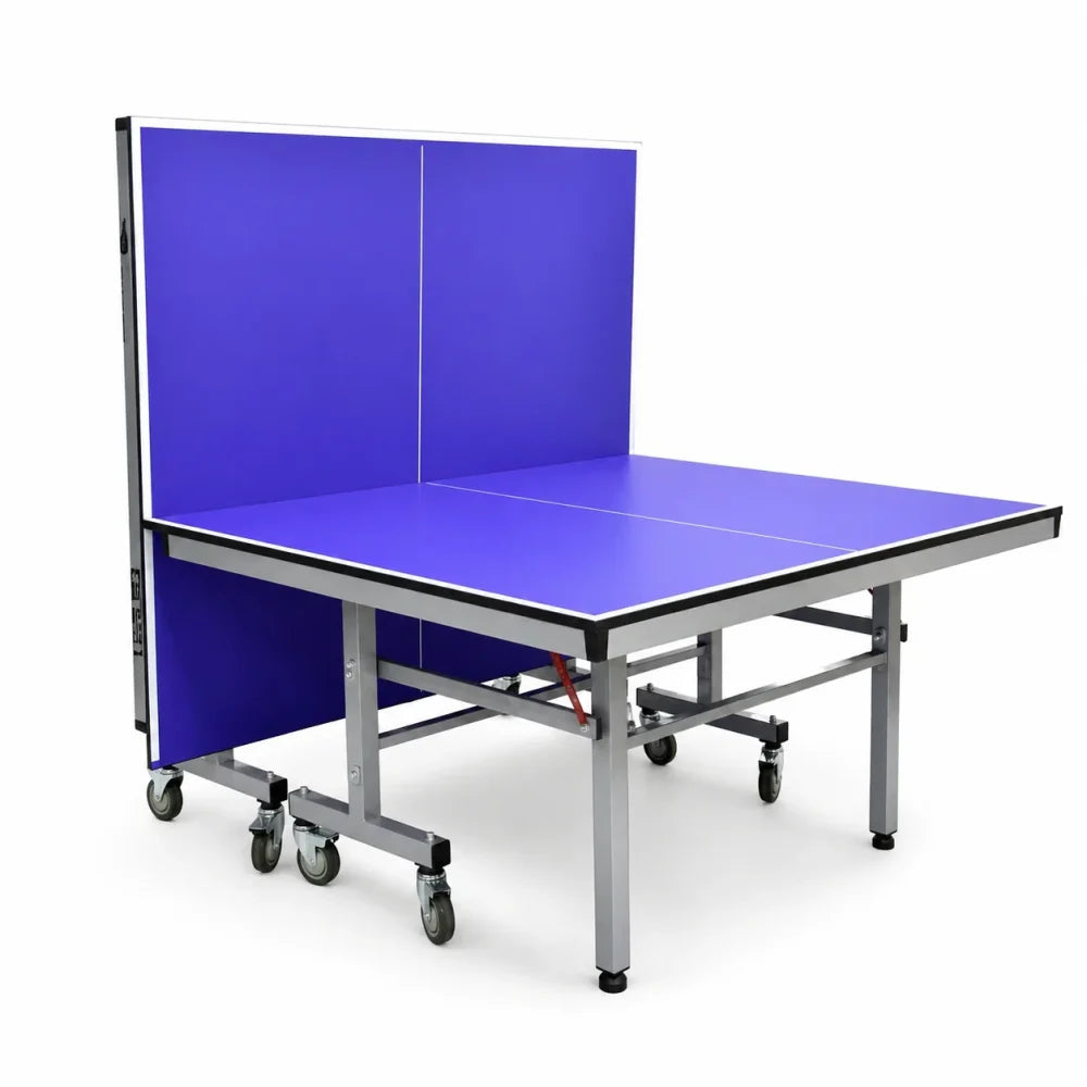 LifeTop TT202 Blue Indoor Table Tennis Table – Foldable Ping Pong Table