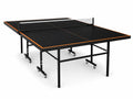 LifeTop TT202 Black/Orange Indoor Table Tennis Table – Foldable Ping Pong Table