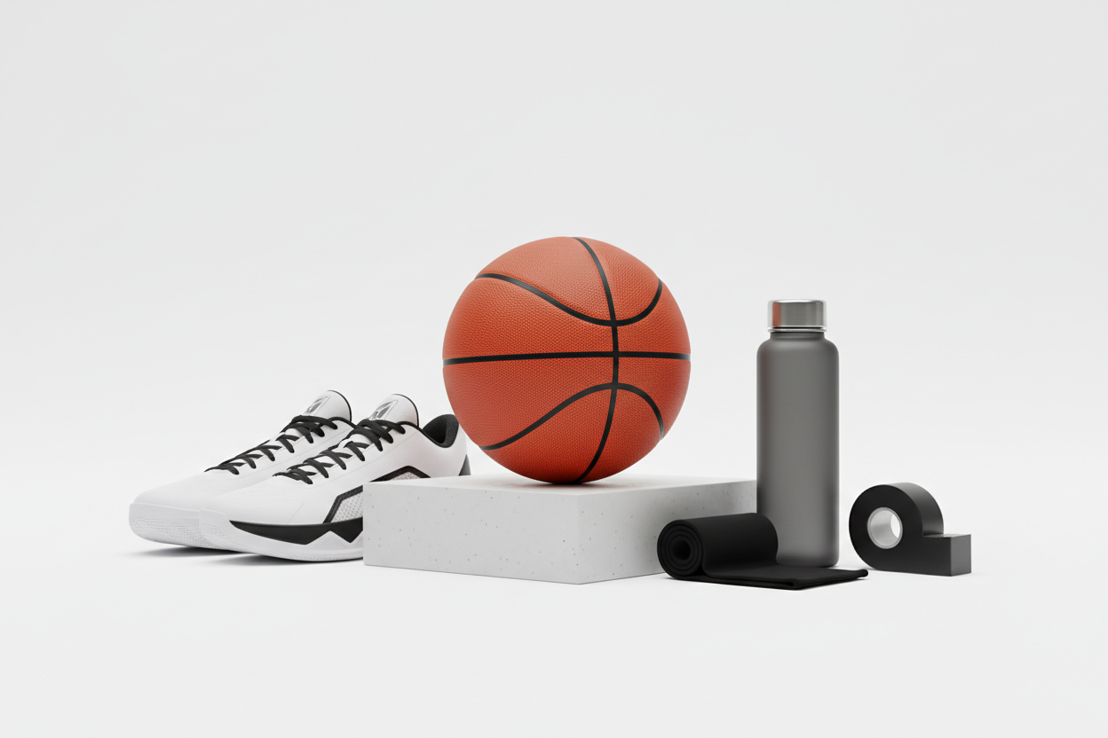 Basketball with Accessories