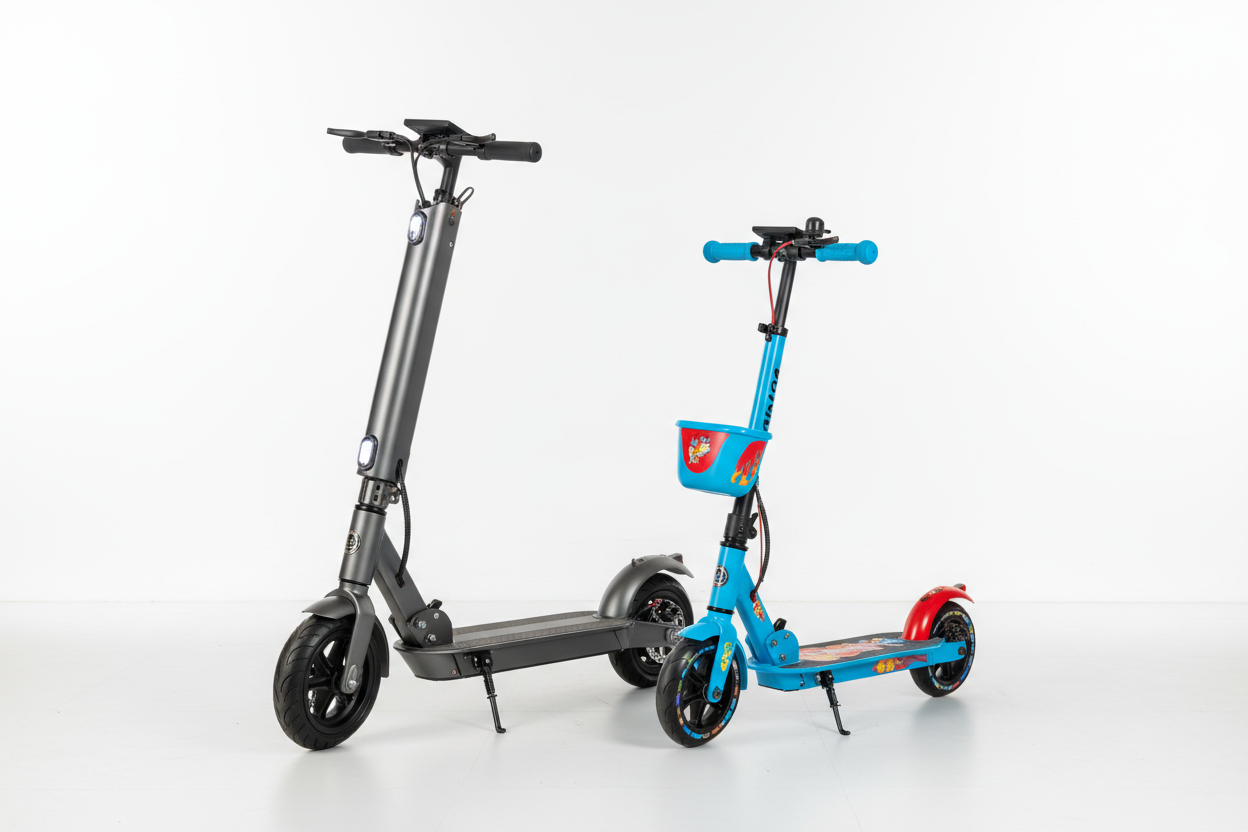 E-scooters for adults and kids